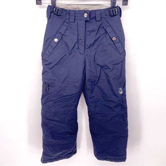 Columbia Convert Blue Waterproof Ski/Snowboard Pants Youth Size 7/8 - Picture 1 of 11